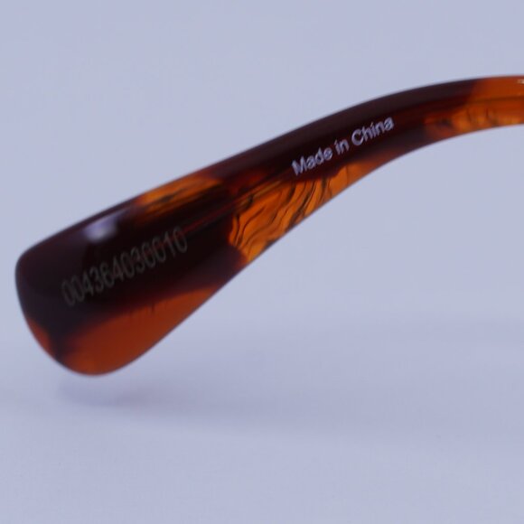 MaxMara MM0035-H 30F Sunglasses Gold Geometric Frame, Brown Lenses - Picture 8 of 12